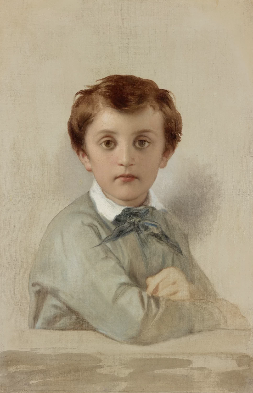 Ritratto di Philippe - Grégoire Delaroche, il figlio minore dell'artista, Yale University Art Gallery